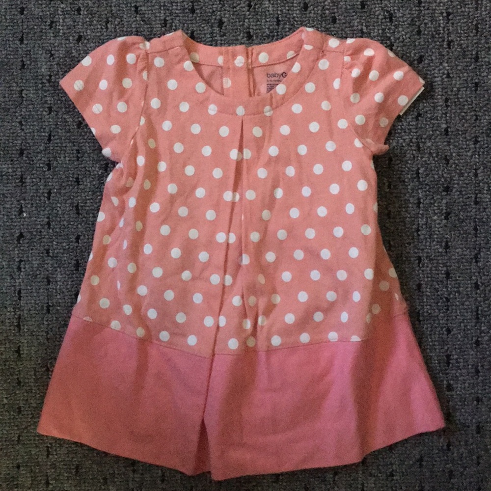 Baby Gap pink and salmon colored, 3-6month dress.